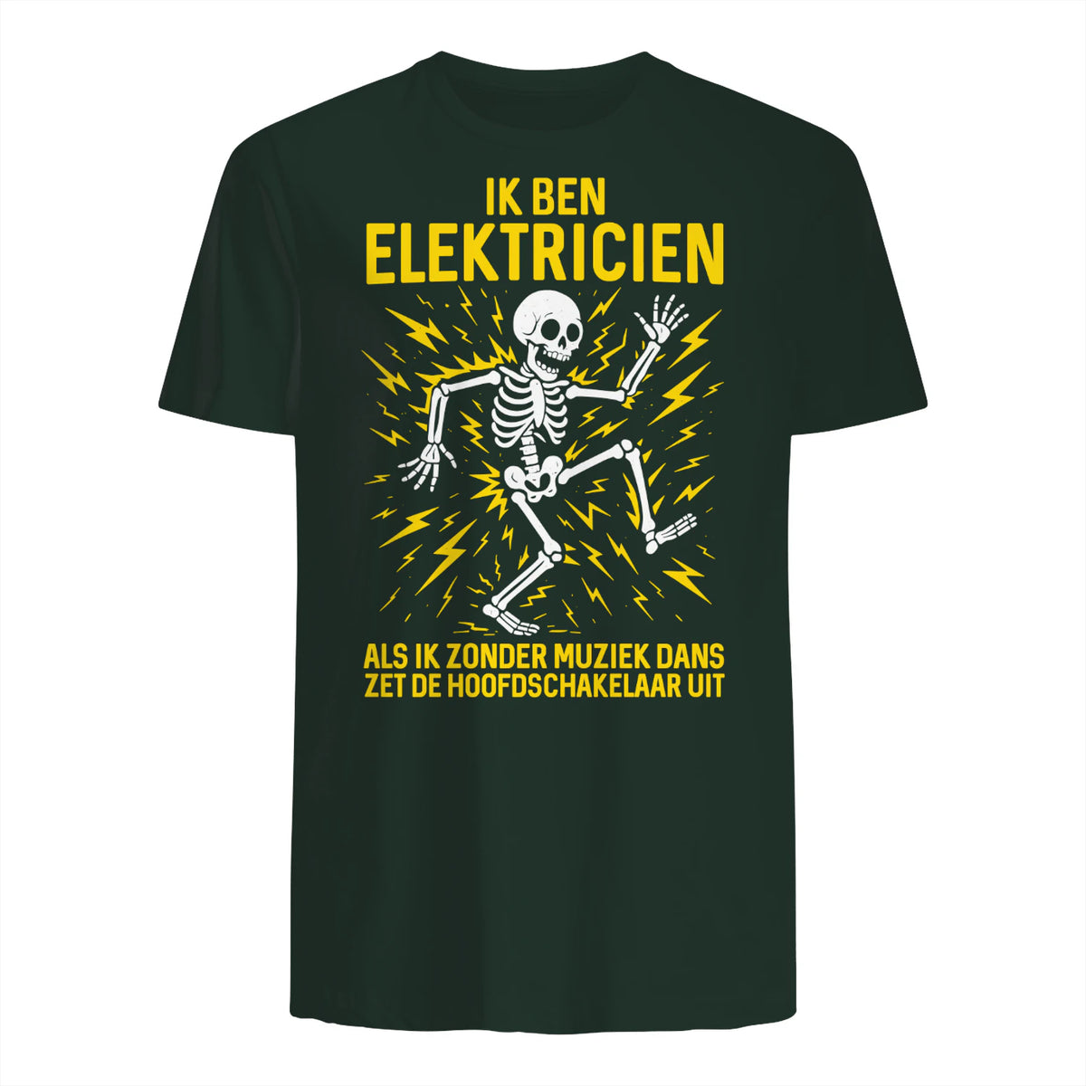 Elektricien T-Shirt Bosgroen – Vakman Cadeau AsolaTee